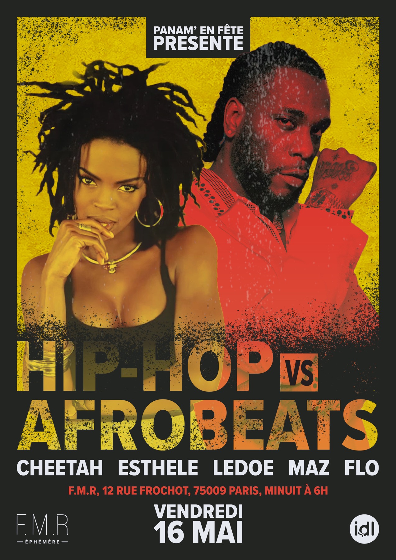 Lauryn Hill vs Burna poster